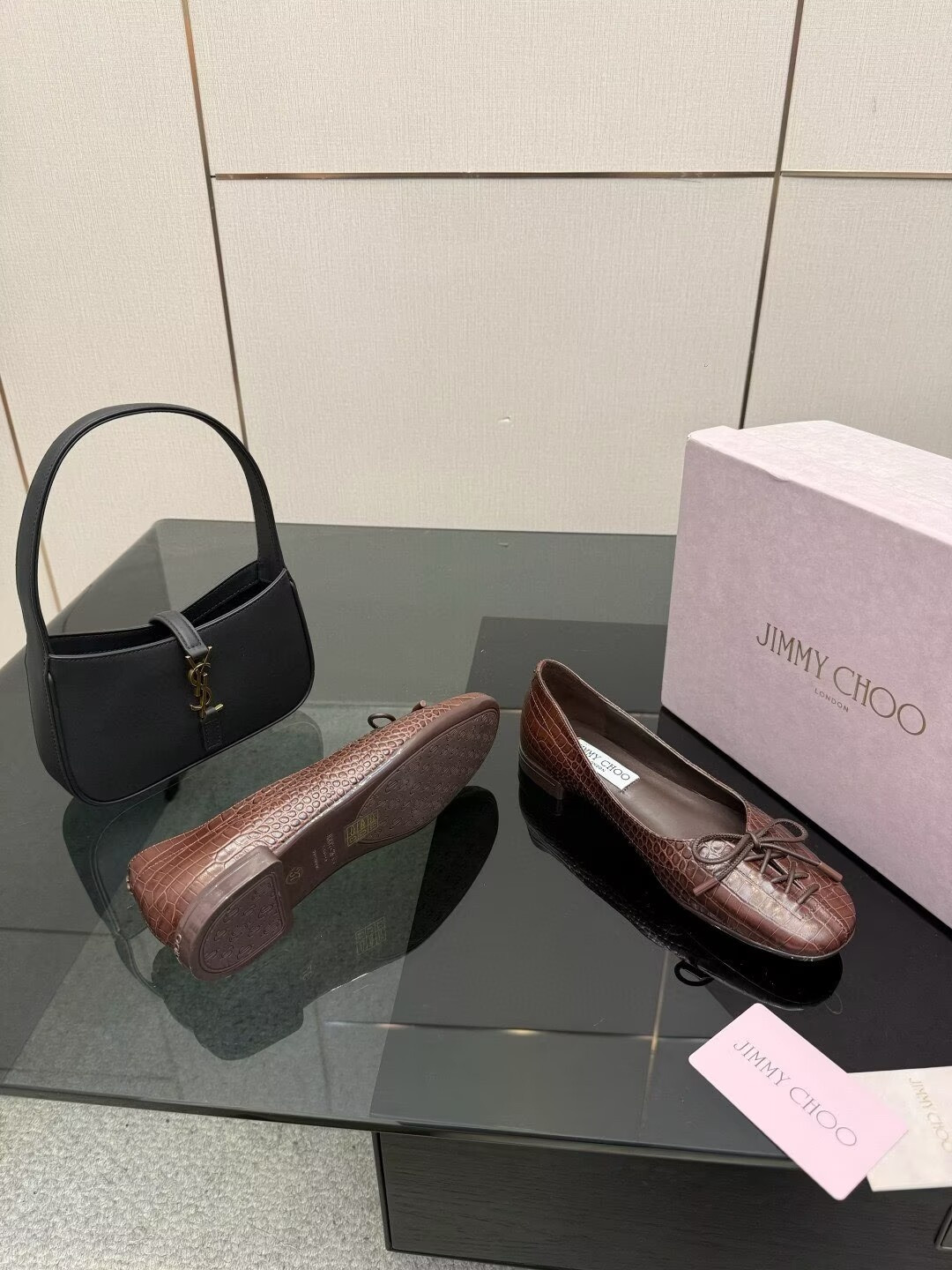 UA Jimmy Choo Scarlett Ballerina Flats