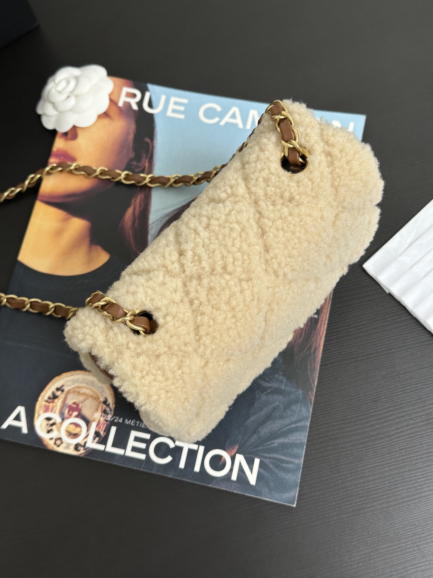 Ch**el Mini Flap Bag 12 x 18 x 6cm