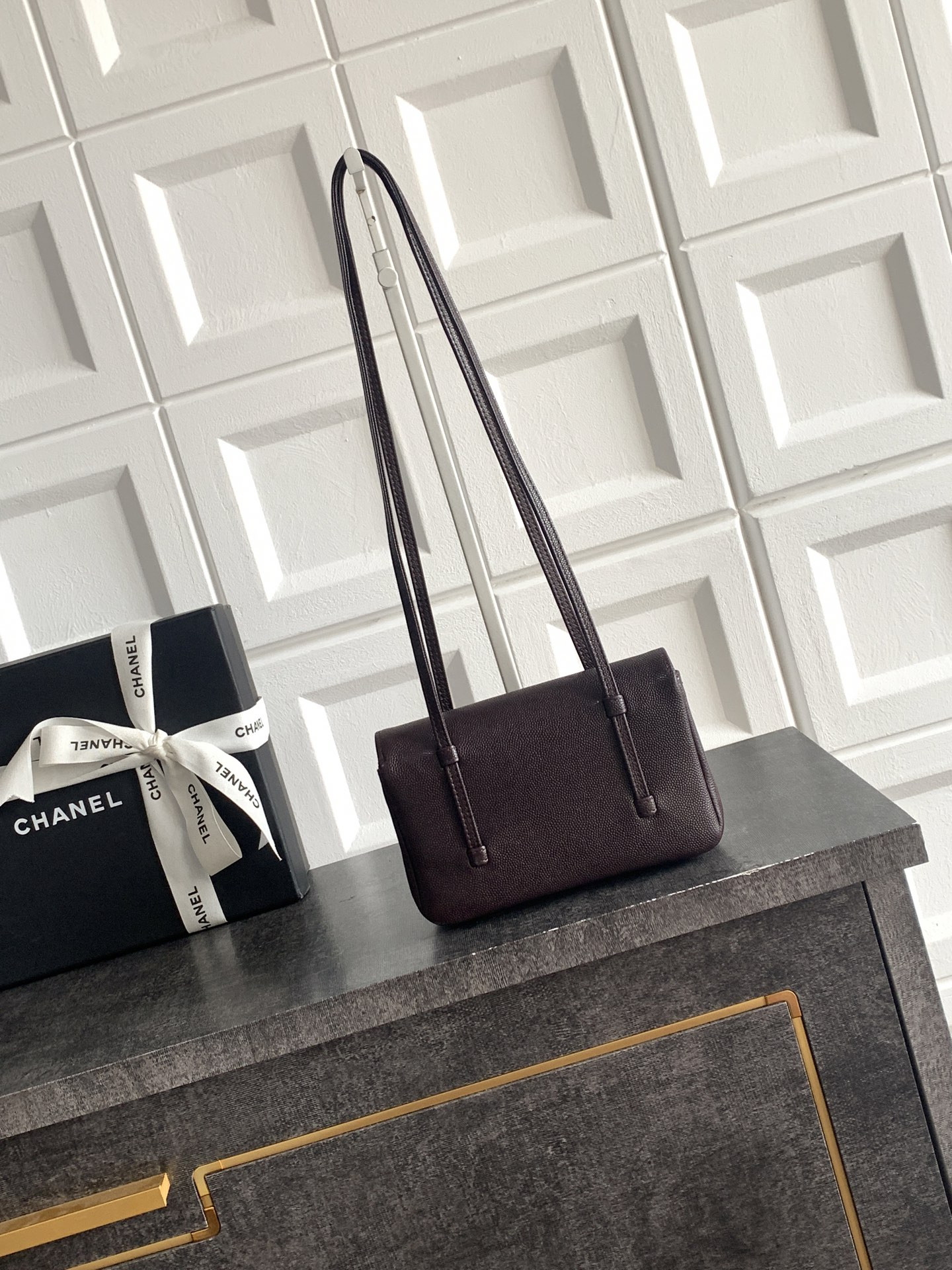 Ch**el flap bag 11.5x17x5cm