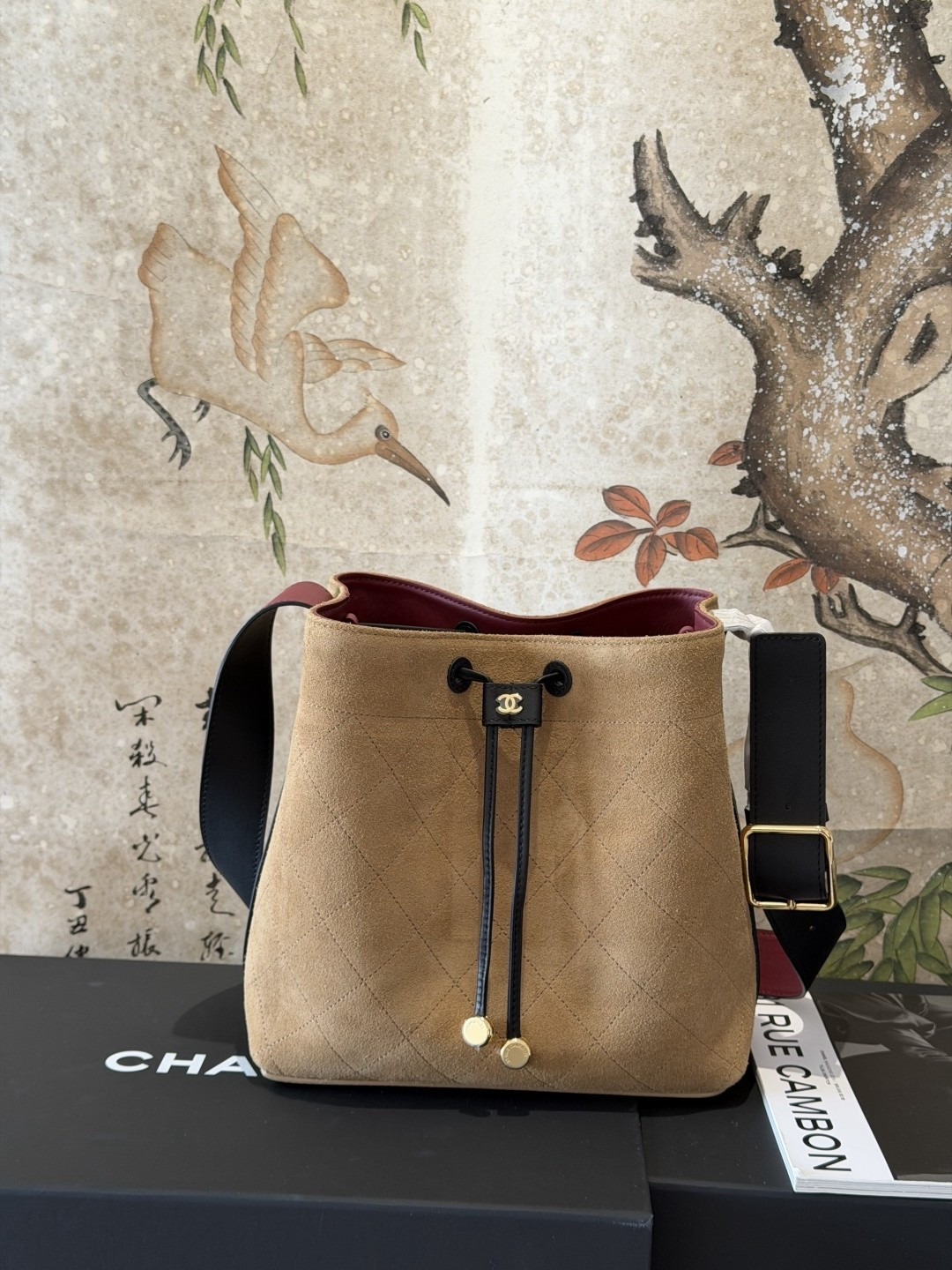 Ch**el Bucket Bag AS6357 23x23x14.5cm