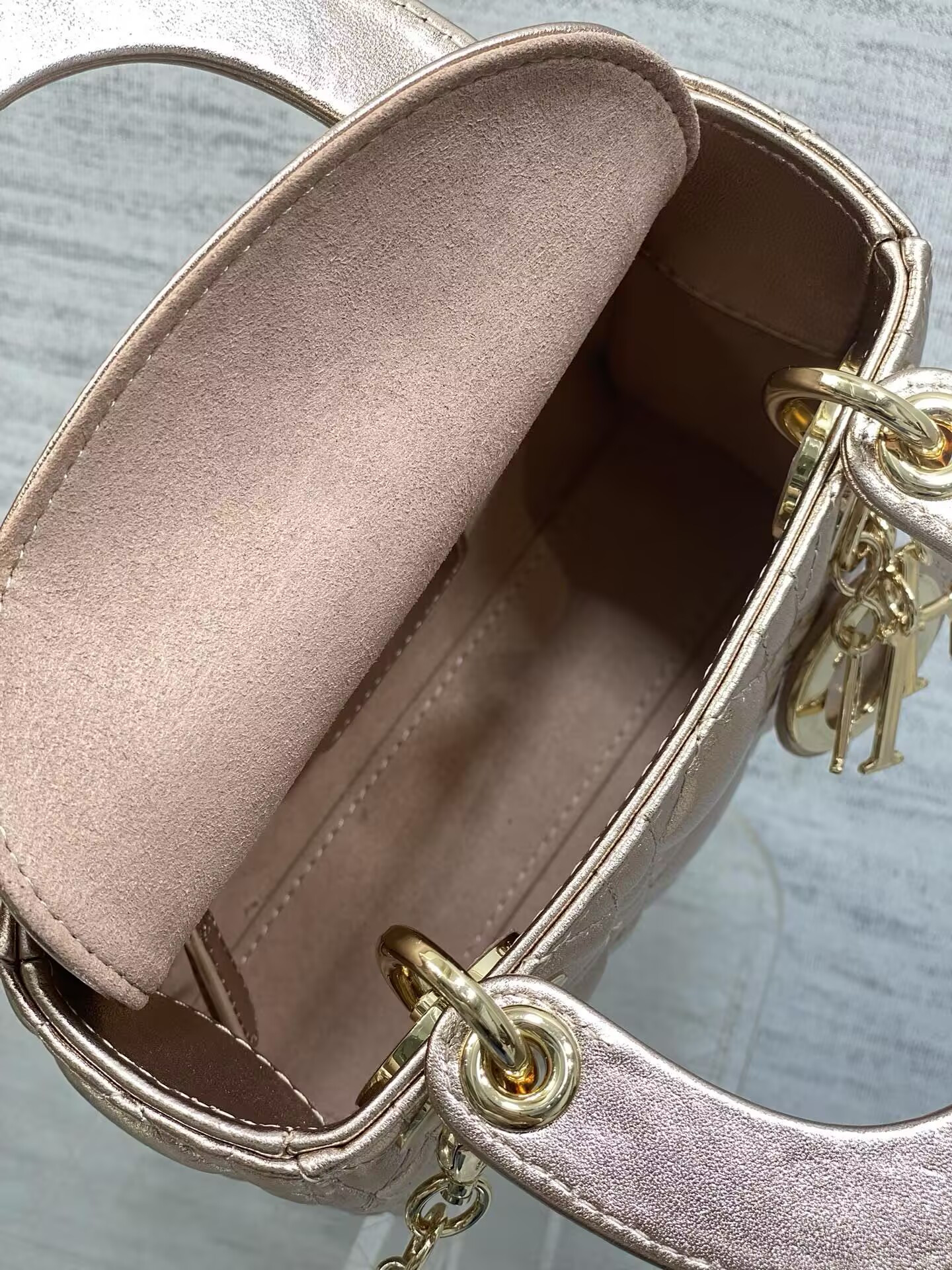 Mini Lady D10r Bag Cannage Calfskin 17 x 15 x 7 cm