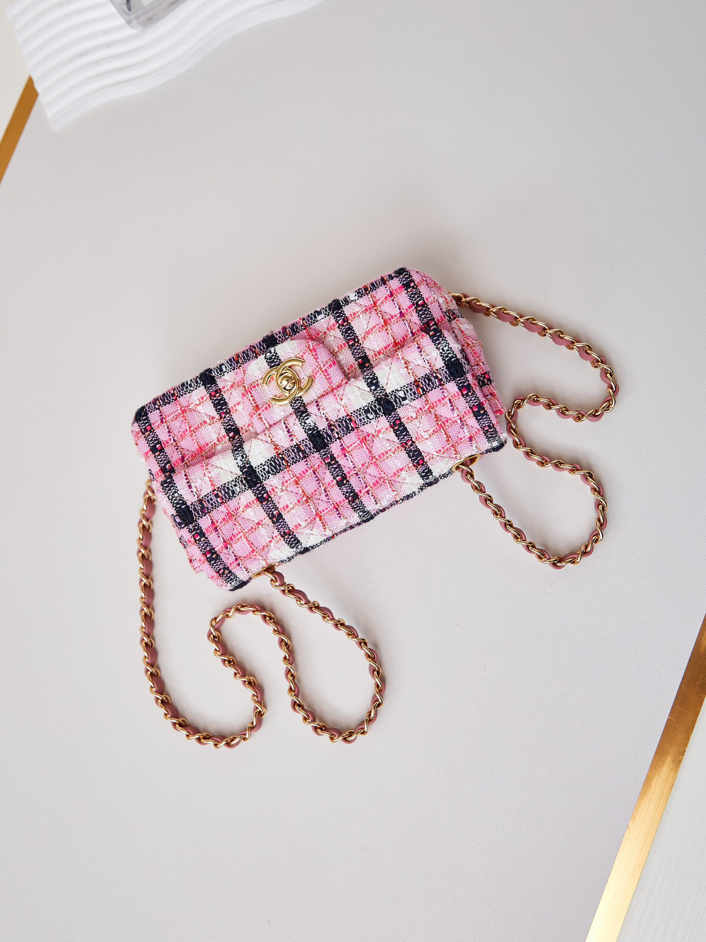 Ch**el MINI CLASSIC HANDBAG 12 × 20 × 6 cm