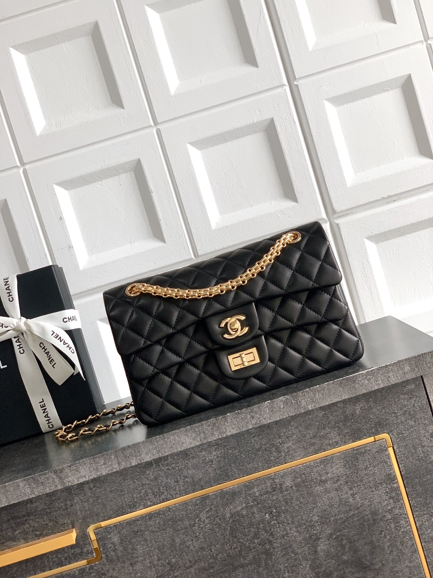 Ch**el flap handbag 25.5x15.5x6.5cm