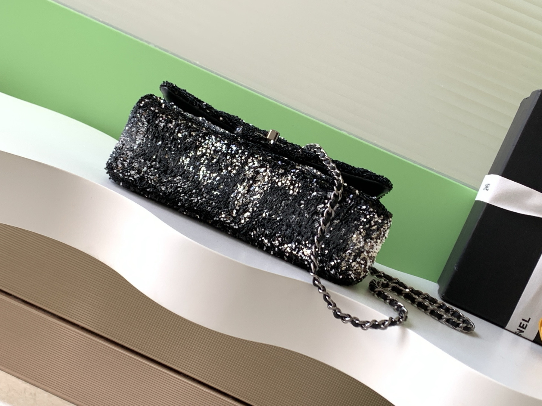 Ch**el flap bag 21x14x8cm