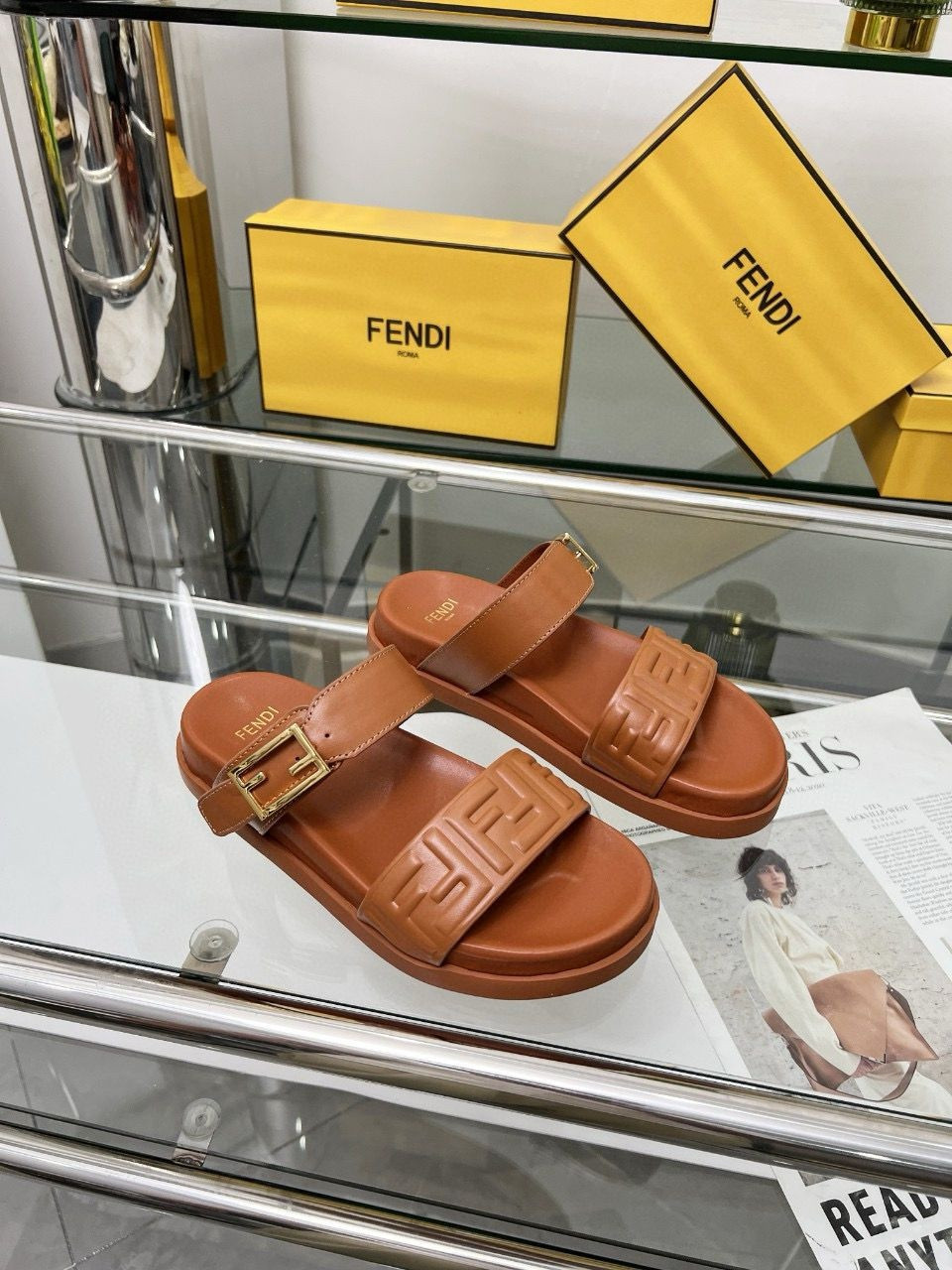 UA F**di Feel FF Double Band Sandal