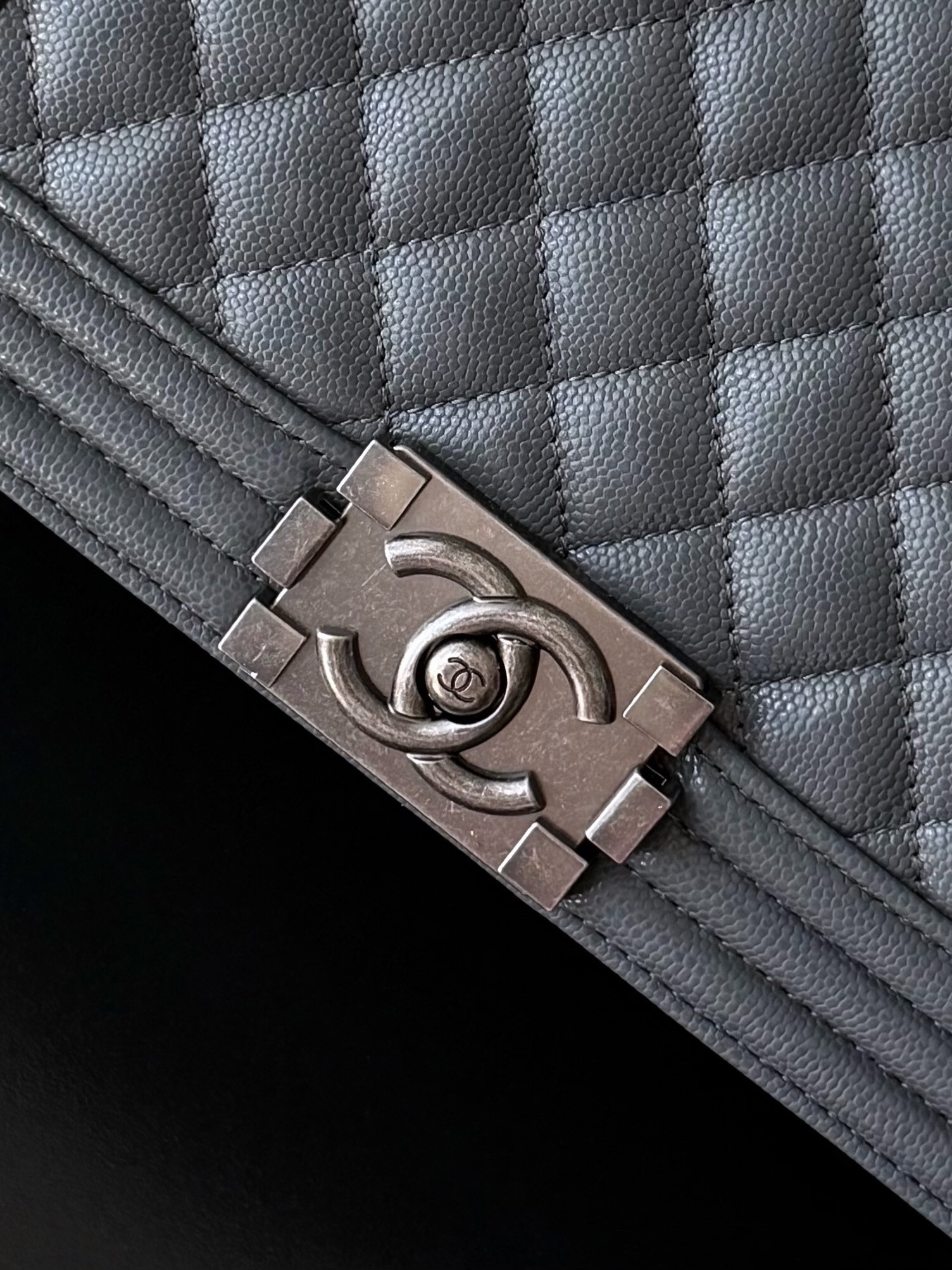 Ch**el Boy Handbag 15x25x9cm