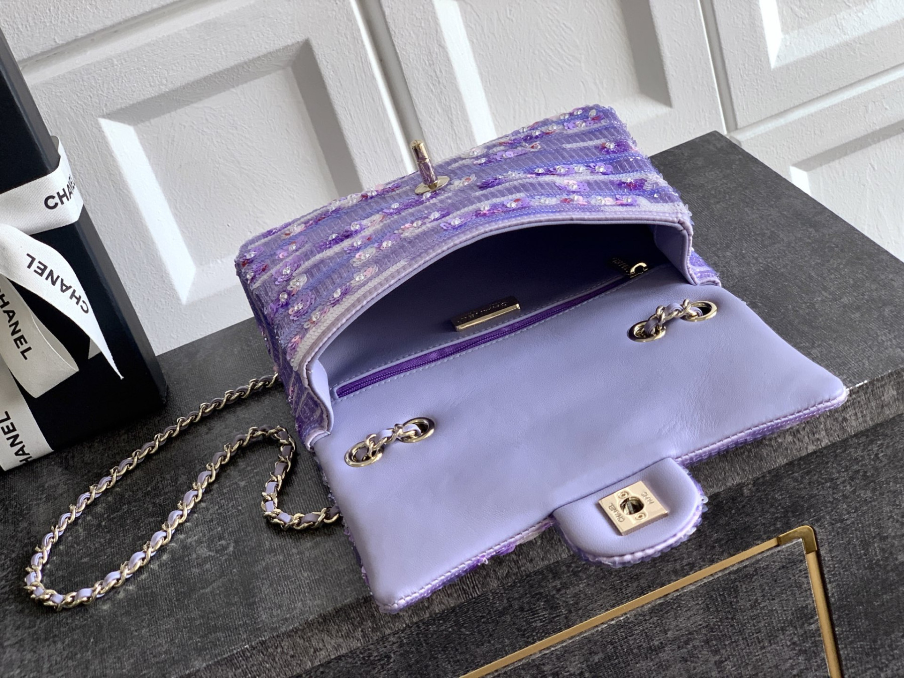 Ch**el mini flap handbag cf 20x12x6cm