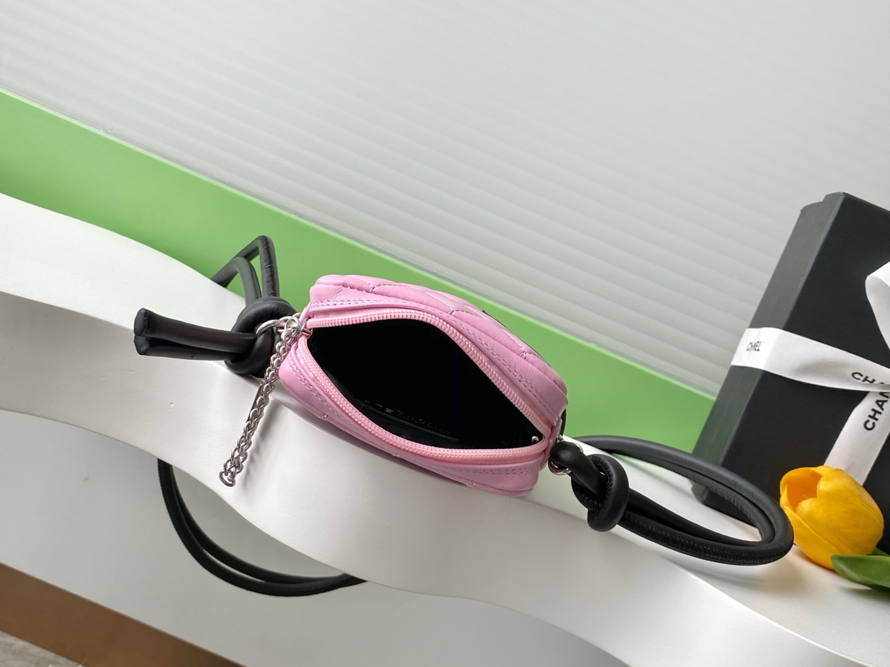 Ch**el cambon line crossbody bag 13x15x3.5cm