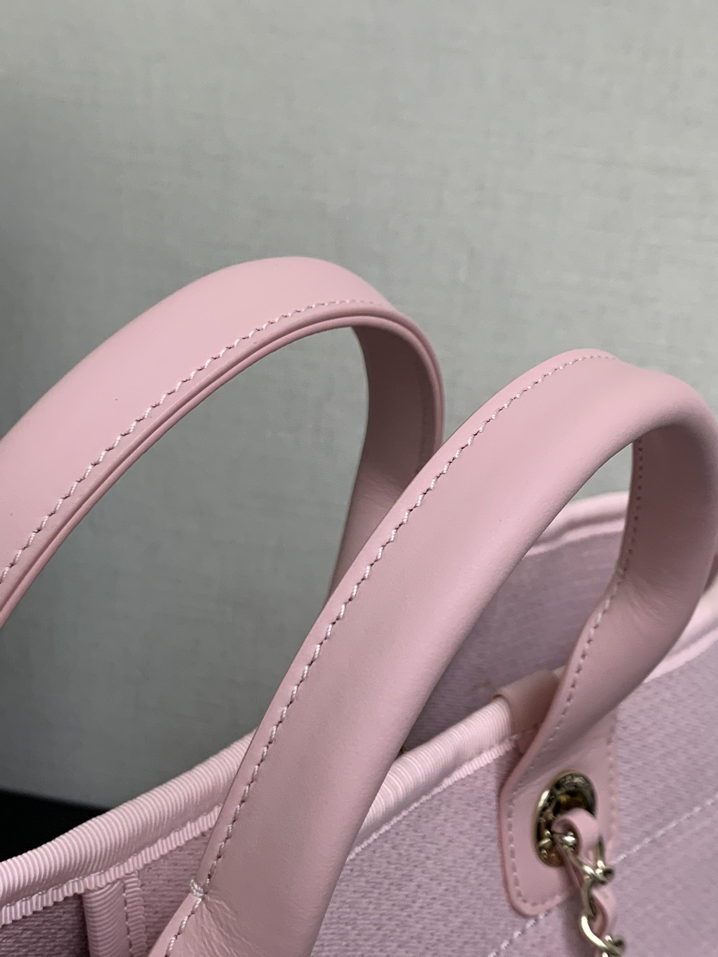 Ch**el Deauville Tote Shopping Bag 39x13x22cm