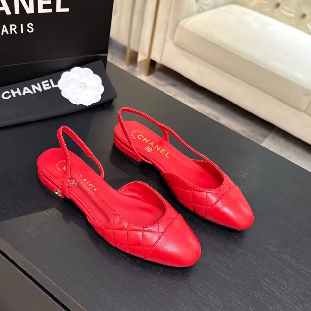 UA Ch**el SLINGBACKS FLAT