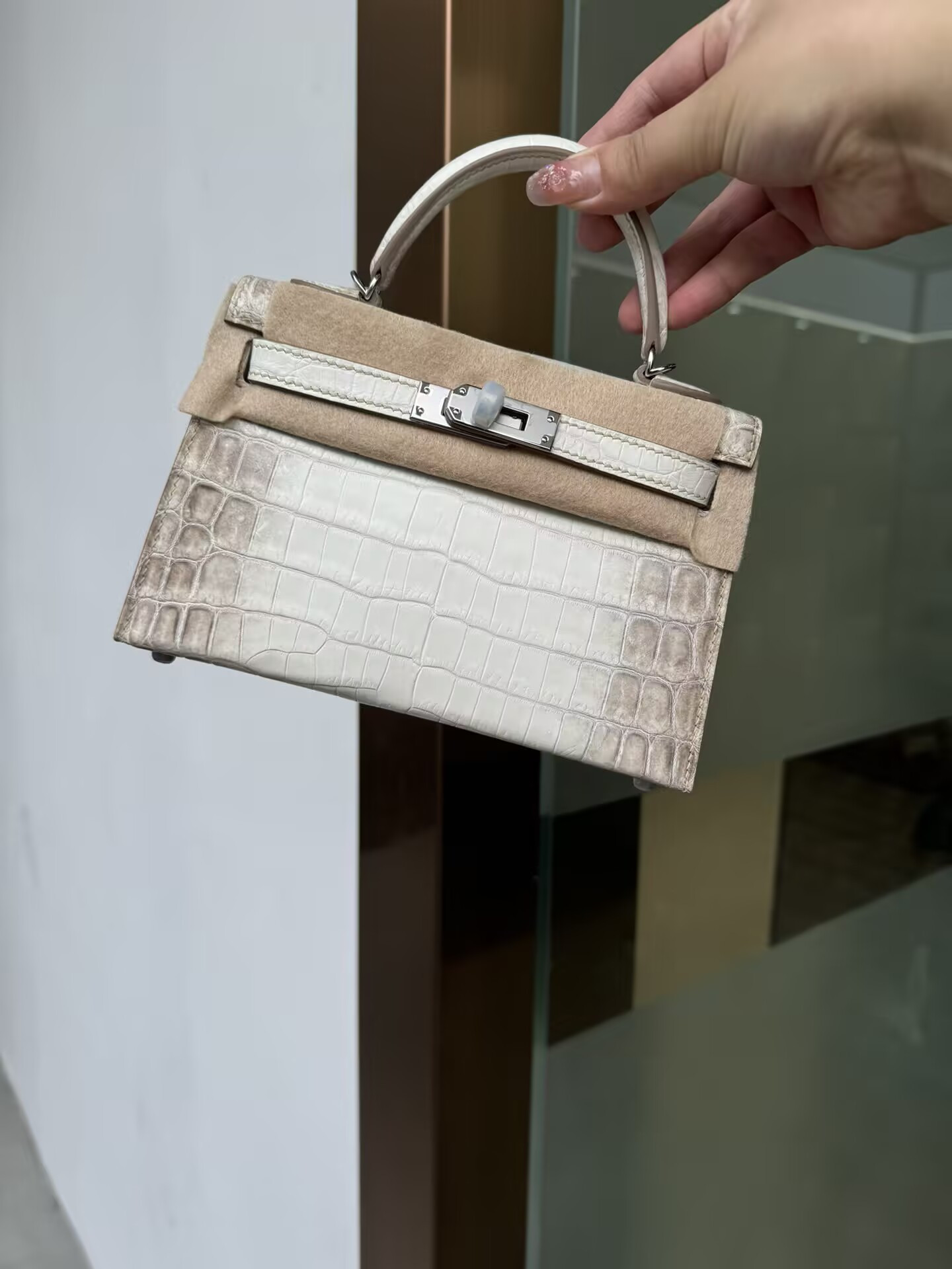 H**me5 Mini Kelly 19 19×6×12cm (CUST0mIZED, NO EXCHANGE NO RETURN,ABOUT 20- 25 DAYS)