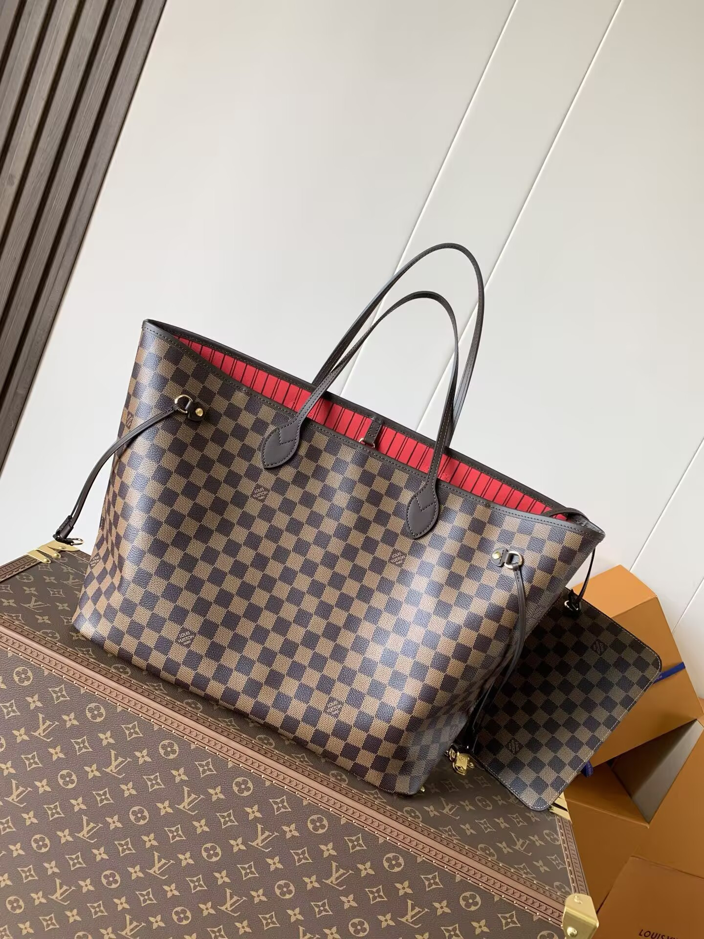 LV Neverfull GM N40597 39x32x19cm Without Box