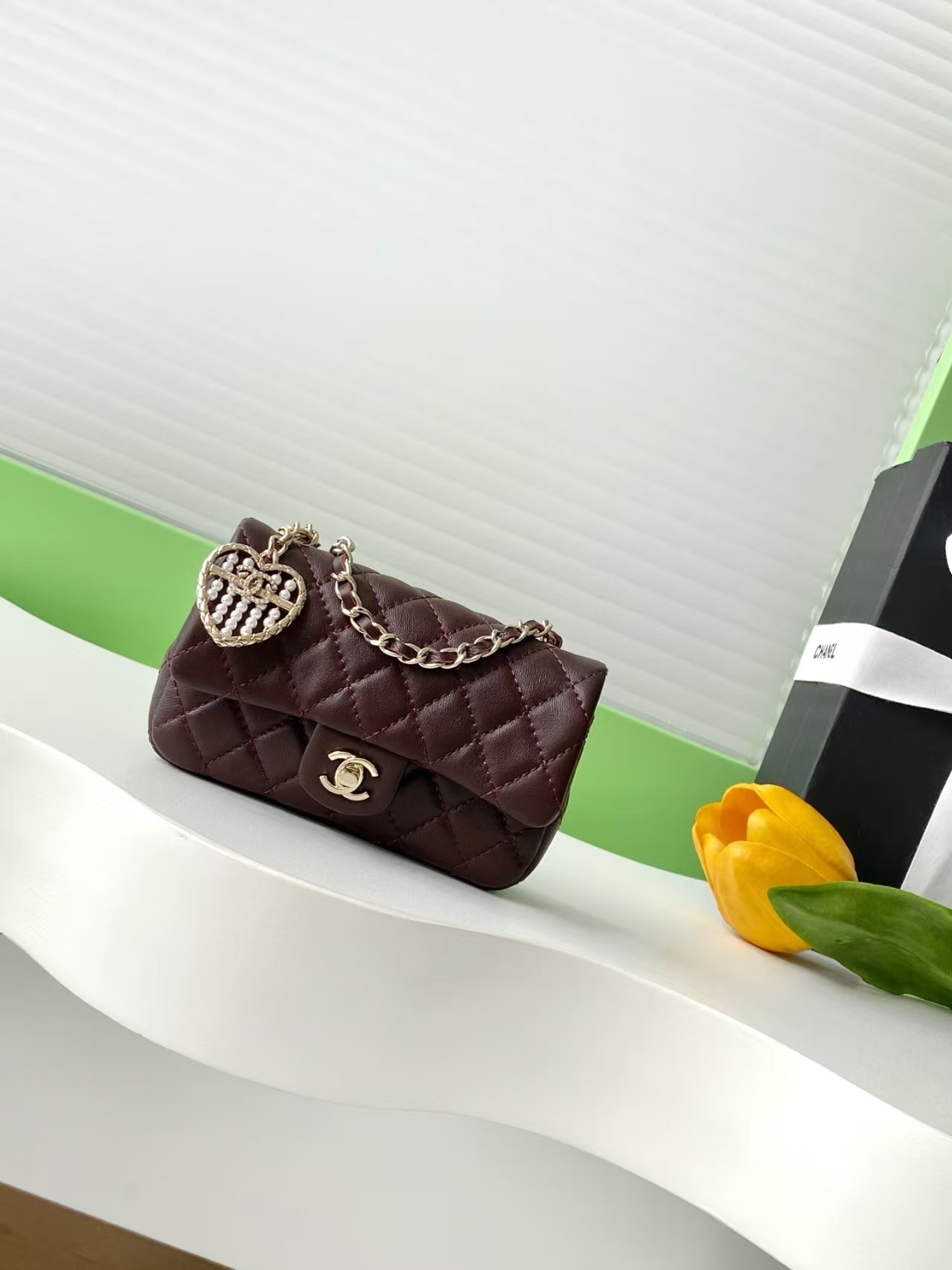 Chanel Classic Mini Bag with Hook 8x12.5x5cm