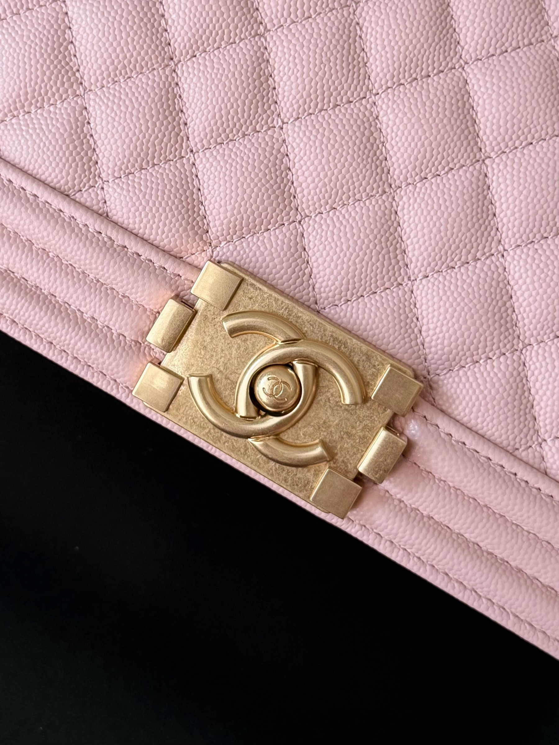 Ch**el Boy Handbag 15x25x9cm