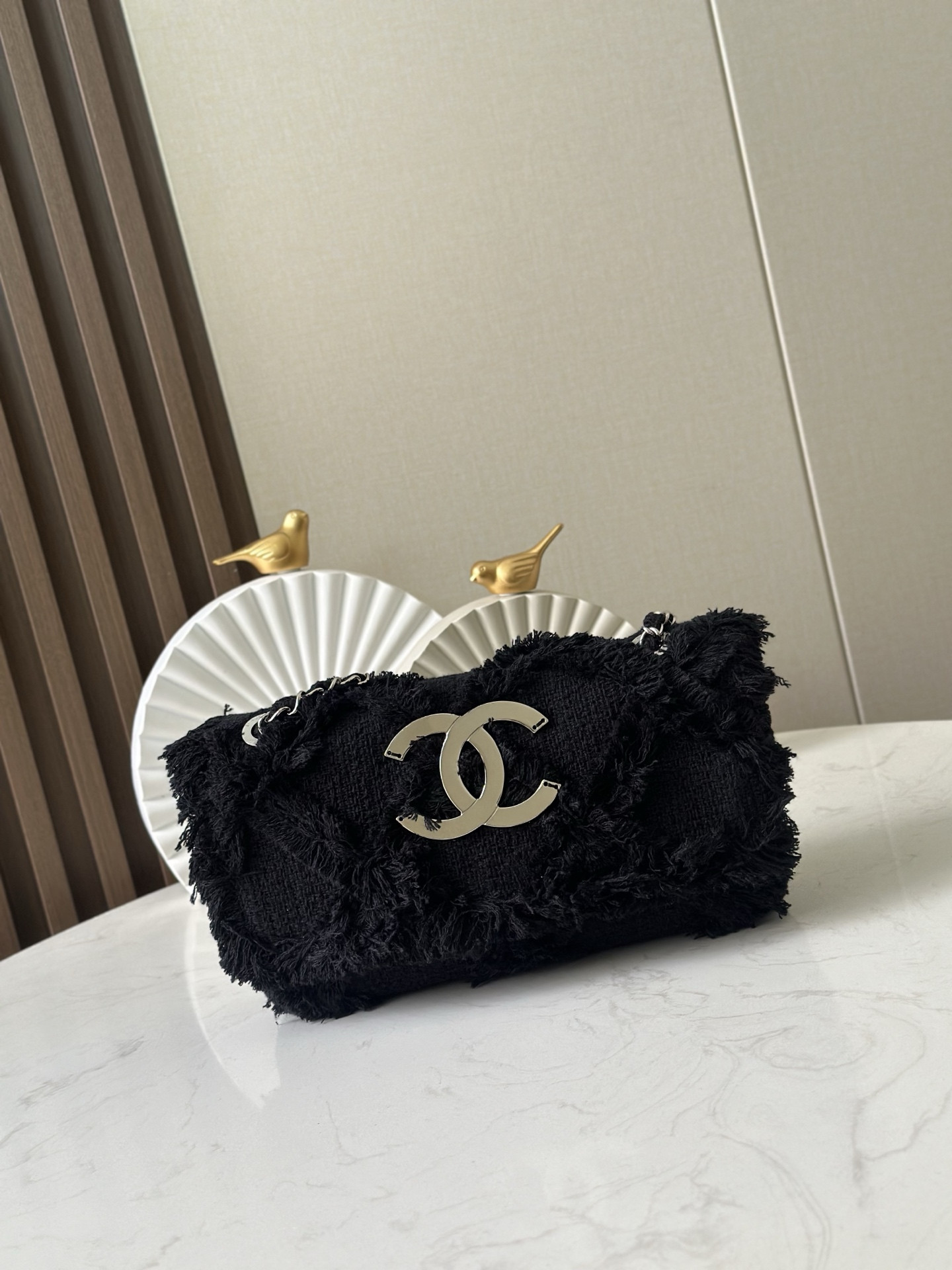 Ch**el vintage flap bag as3318 27cm