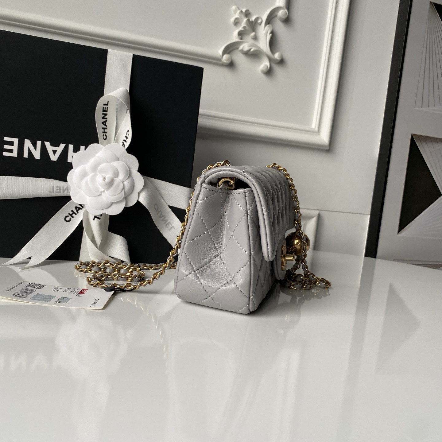 Ch**el MINI FLAP BAG 12×20×6 cm