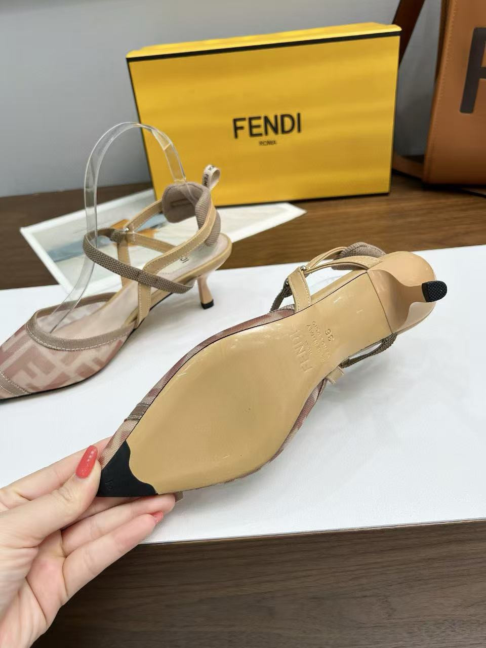 UA F**di Colibri Slingback Pumps