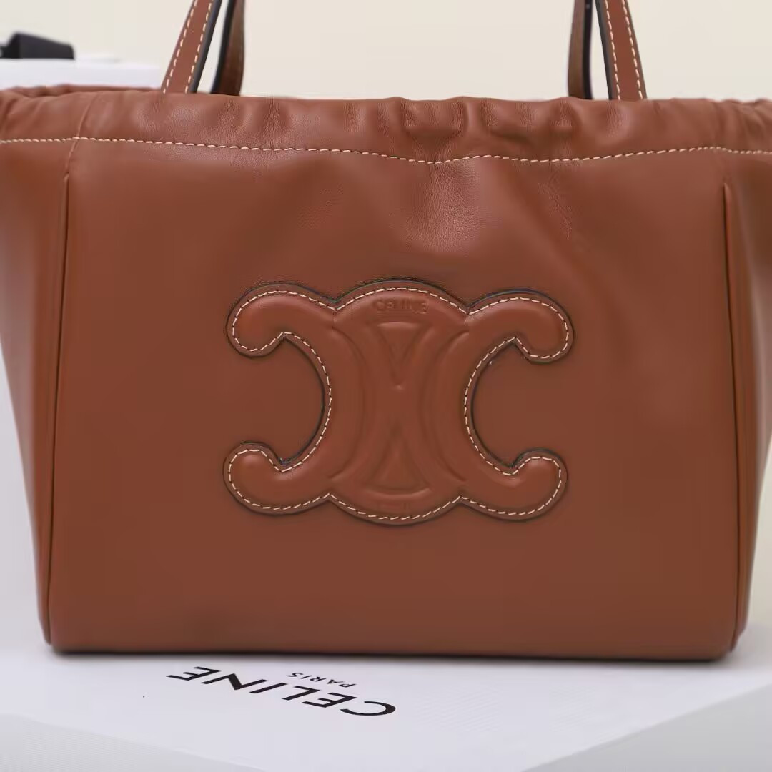Ce1i*e Cabas Drawstring Triomphe Bag 22x17x15cm