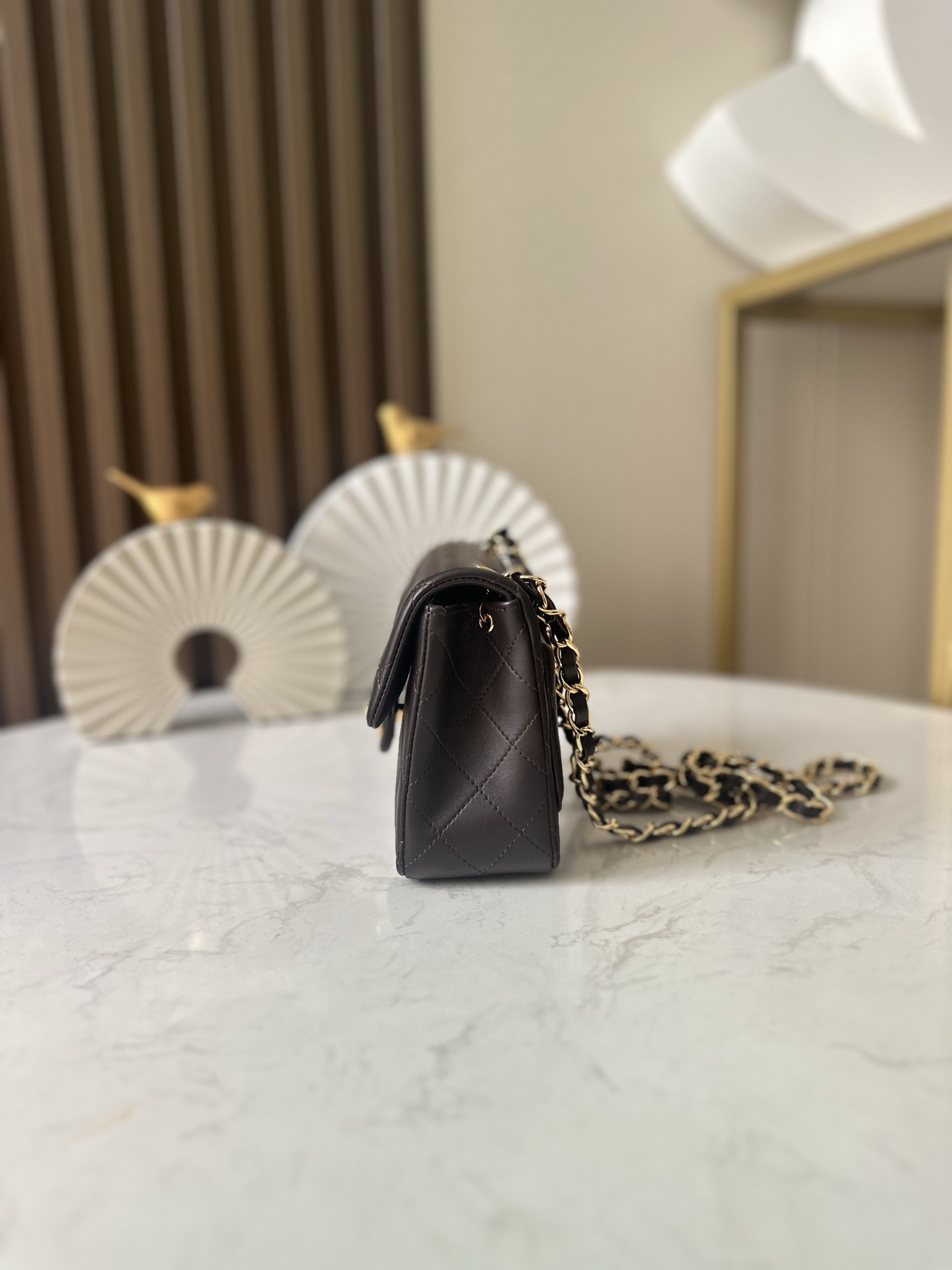 Ch**el Mini Square Flap Bag 17.5cm