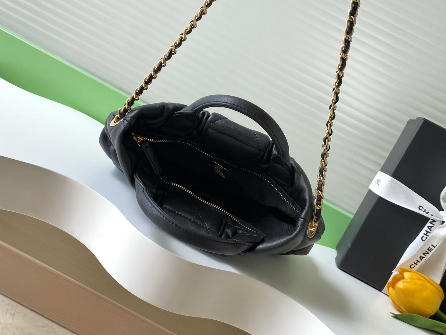 Ch**el Mini Bow Bag 18x26x5cm