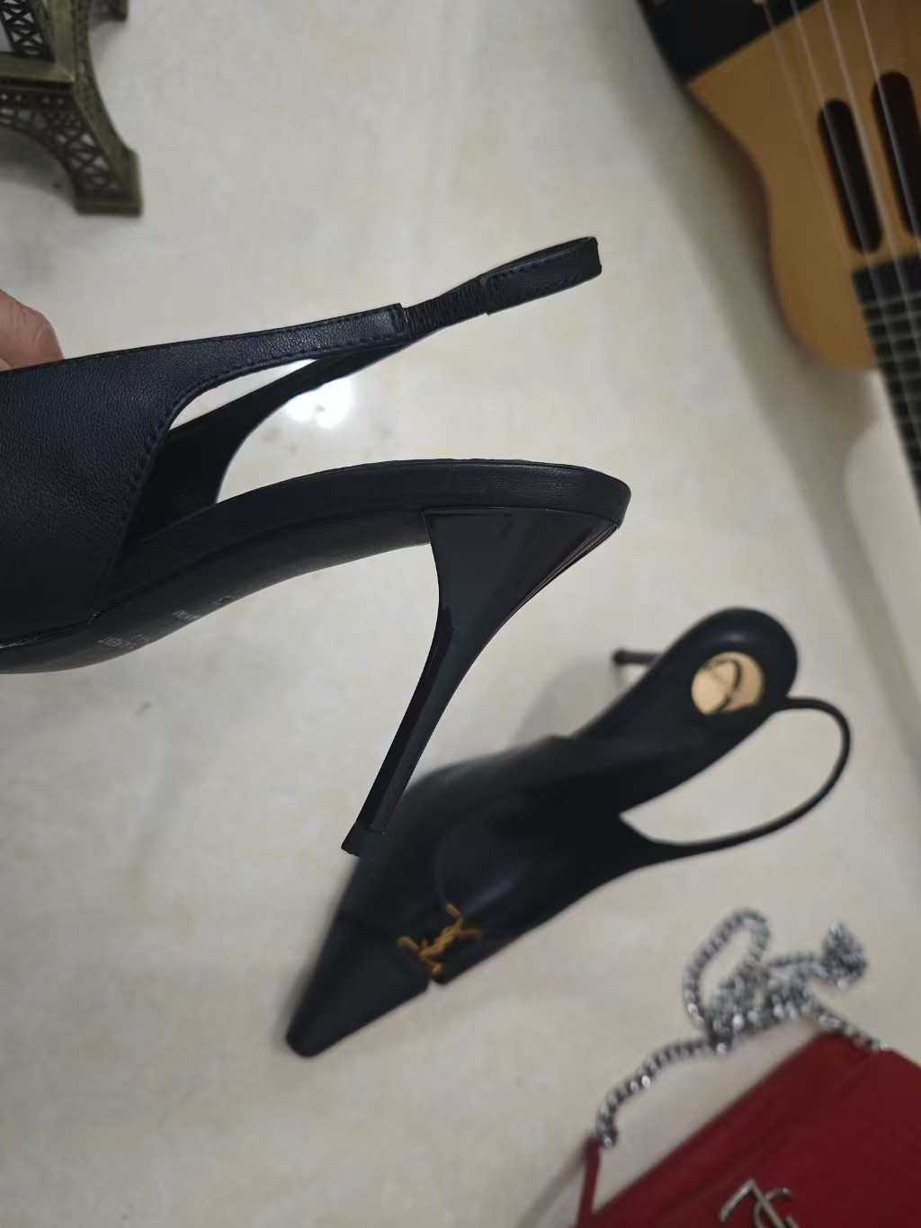 UA Y51 Sa1nt Lau*nt Slingback Pumps