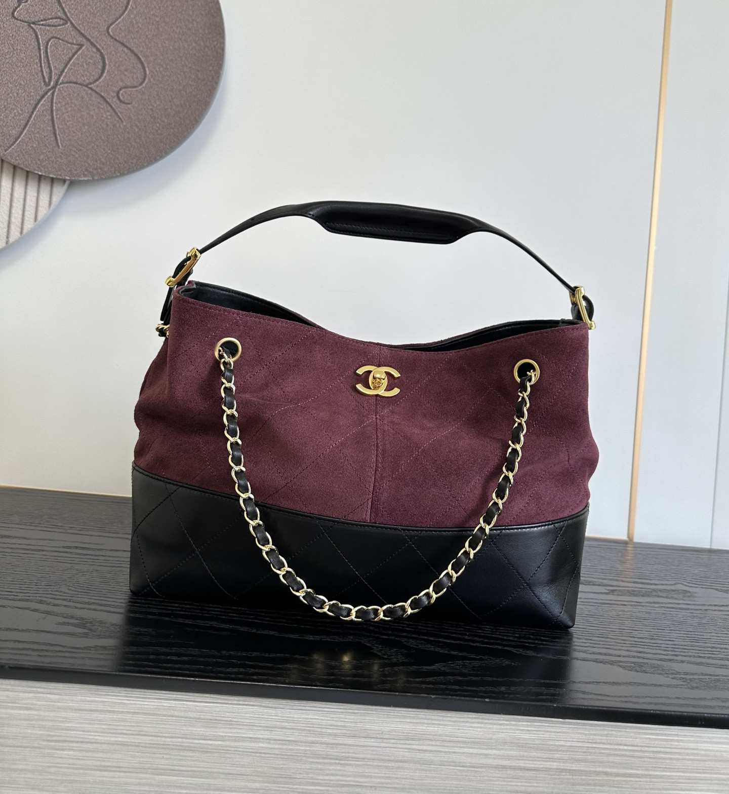 Ch**el Small Shopping Bag AS5634 24x36x14cm