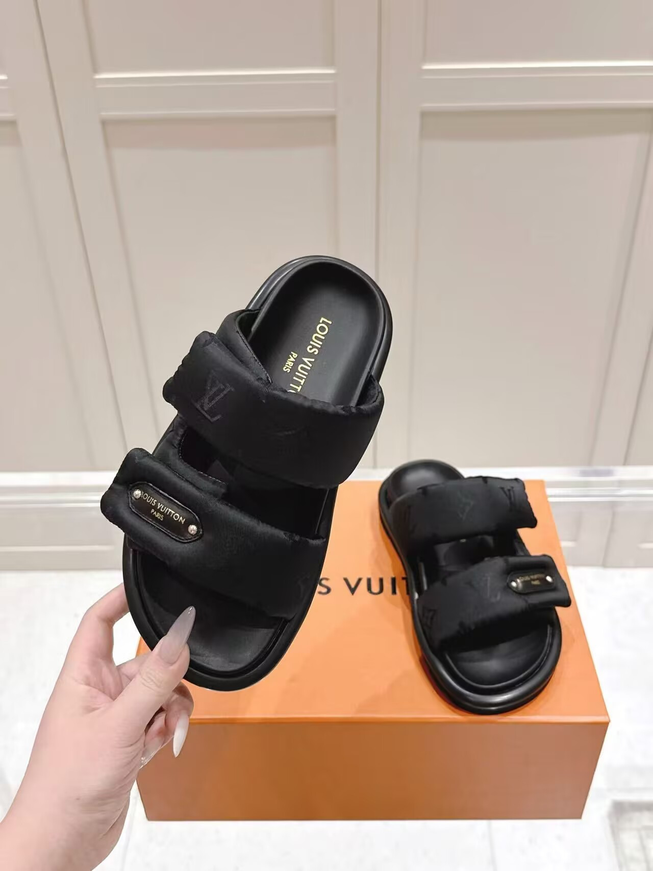 UA LV Pool Pillow Mules