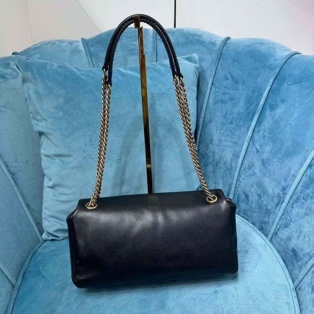Y51 Calypso small in plunged lambskin 26x14x7cm