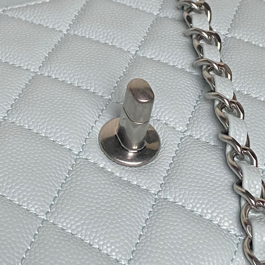 Ch**el flap bag with top handle as5702 22.5x13.5x6cm