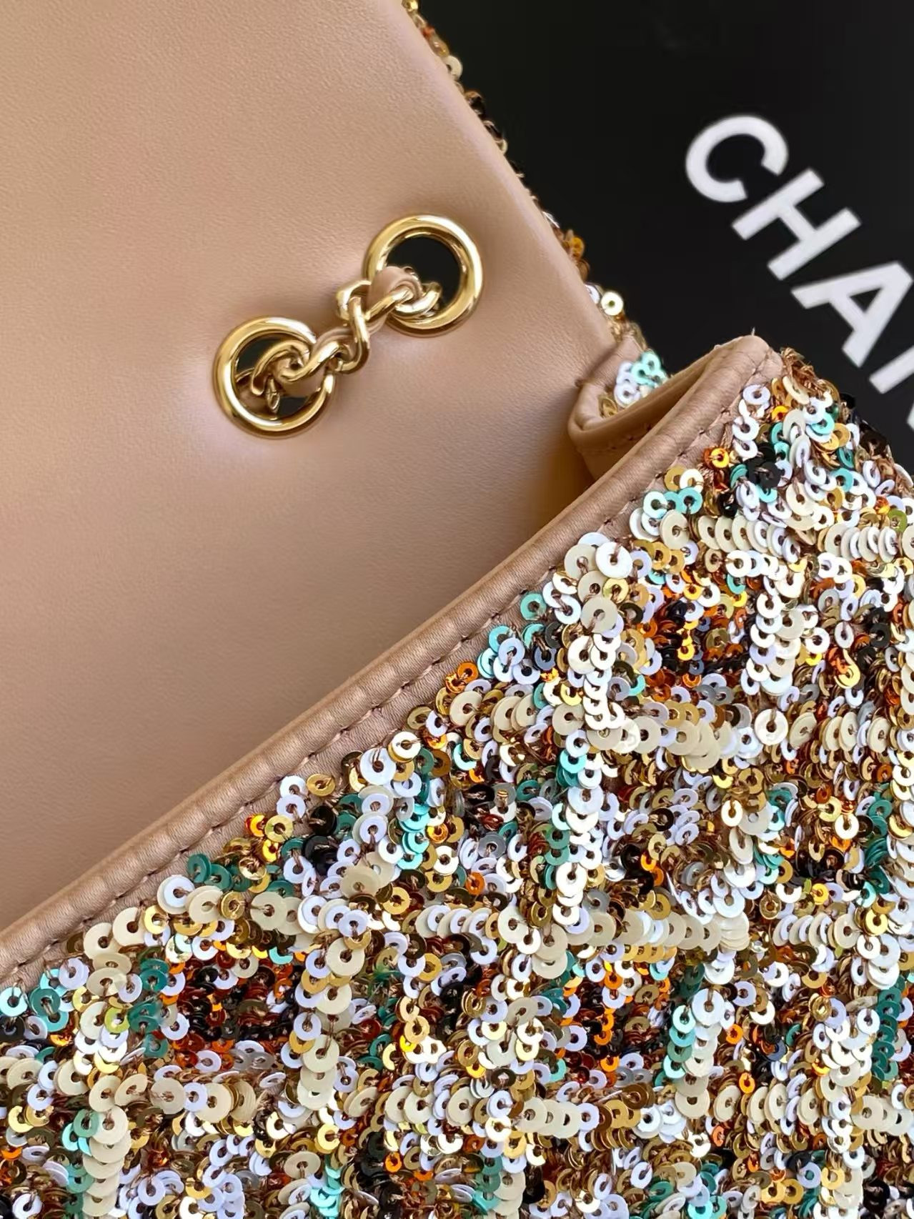 Ch**el Evening Bag  13x21x8cm