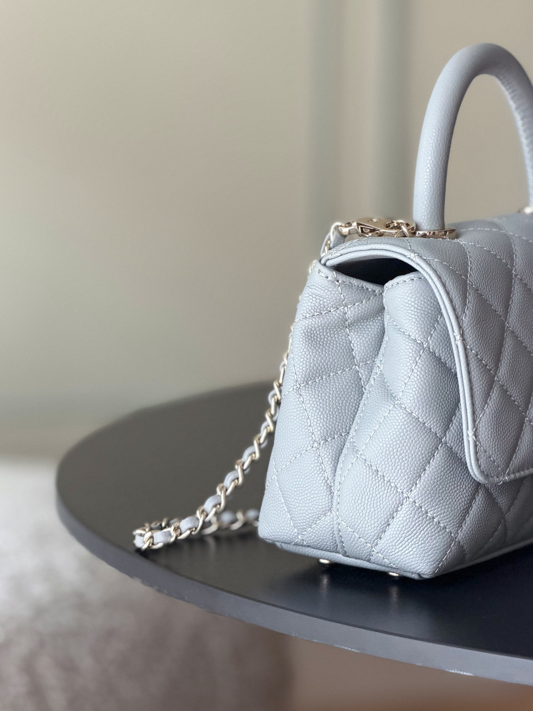 CHANEL mini coco handle 13x19x9cm