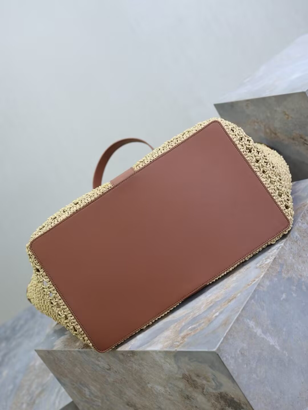 Y51 y-shaped raffia tote bag 50x33x16cm