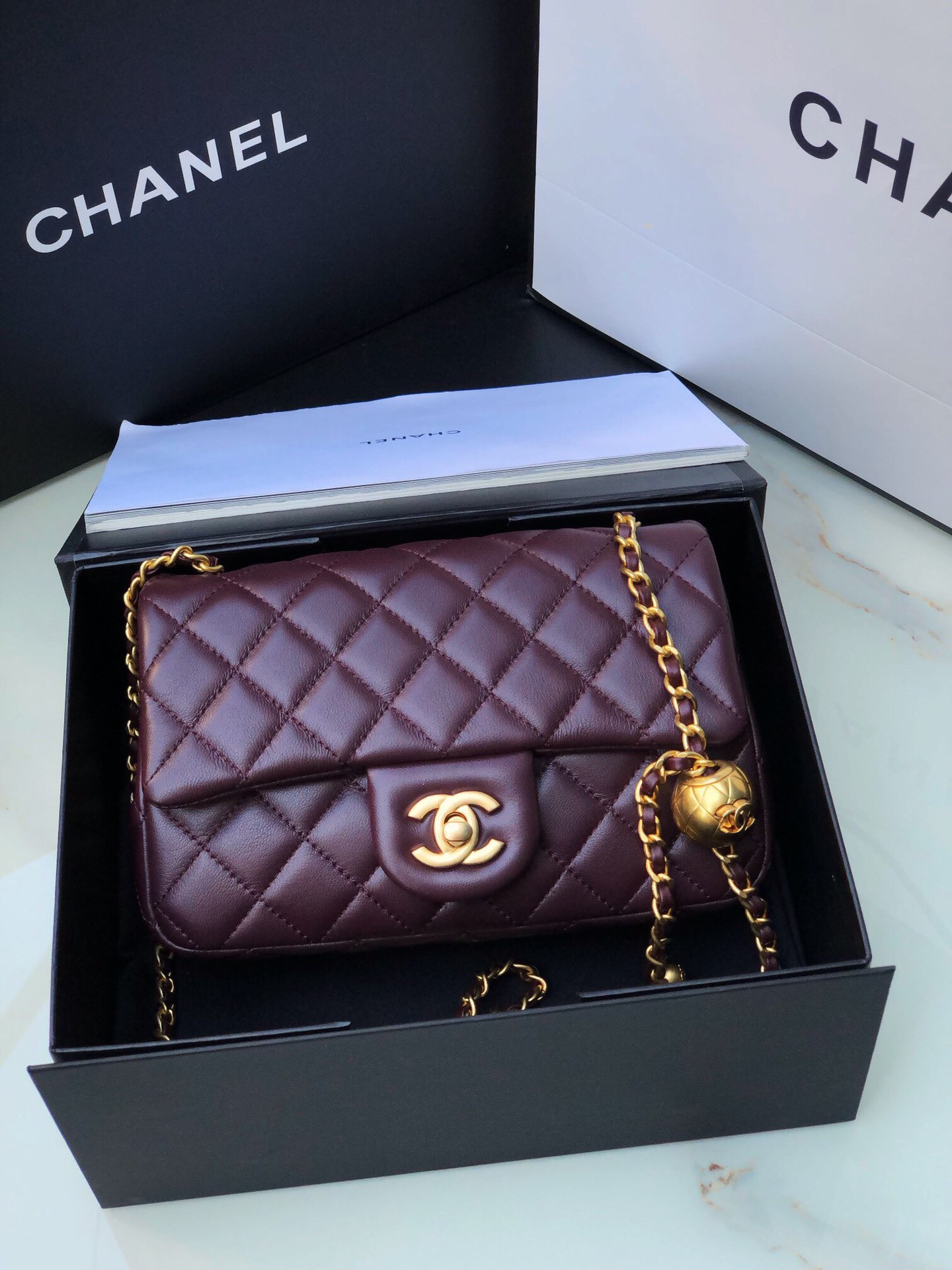 Ch**el flap bag as1787 20x13x6.5cm