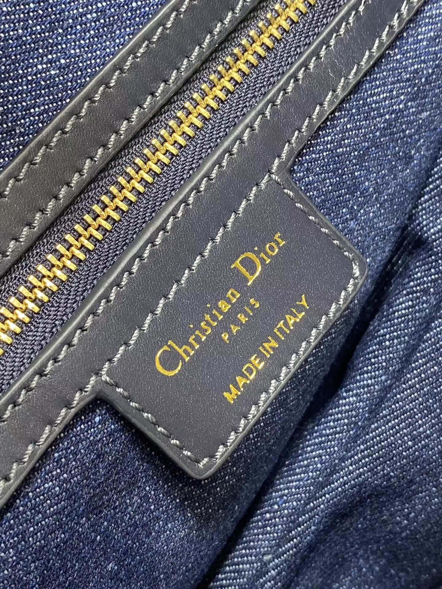 D10r Saddle Bag with Strap  Blue Denim D10r Oblique Jacquard 25.5 x 20 x 6.5 cm