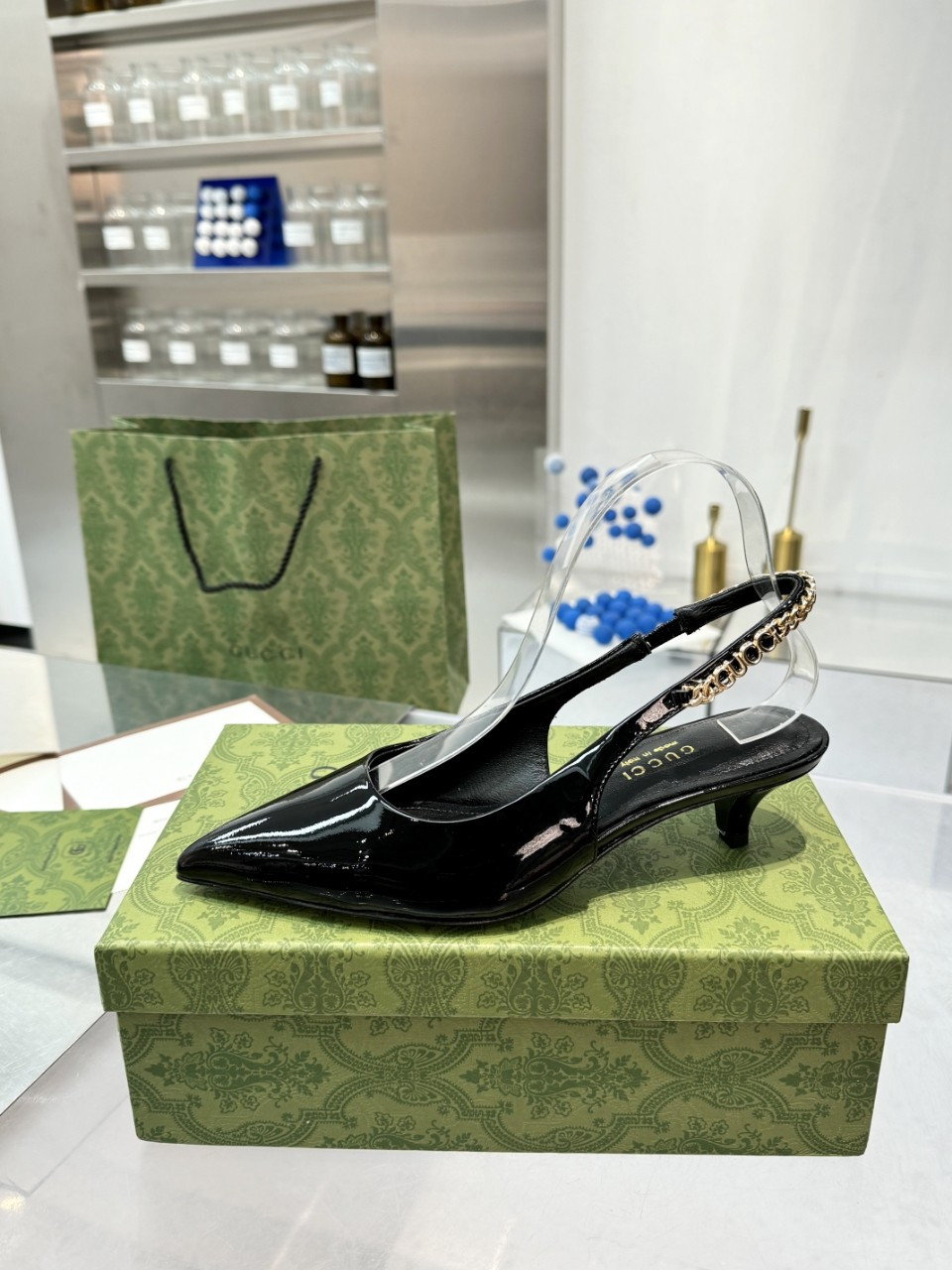 Gvc*1 SIGNORIA SLINGBACK PUMP mid-heel shoes