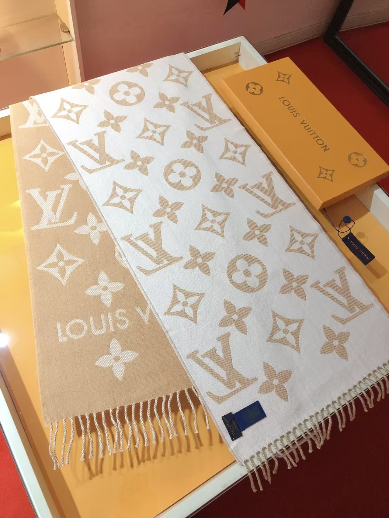 Louis Vuitton Monogram scarf