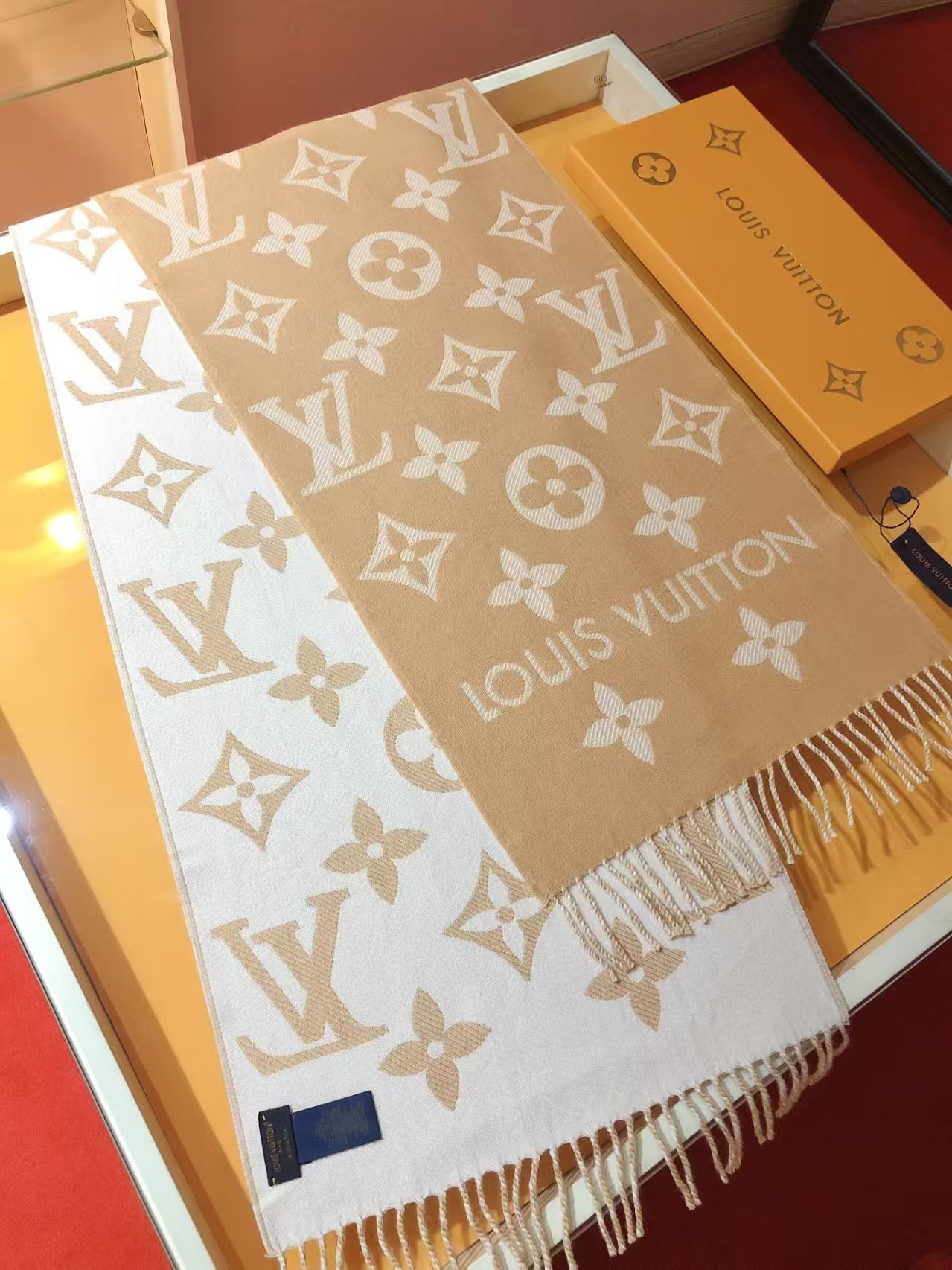 Louis Vuitton Monogram scarf