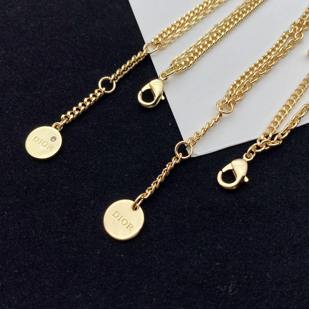 Dior Petit CD Double Necklace