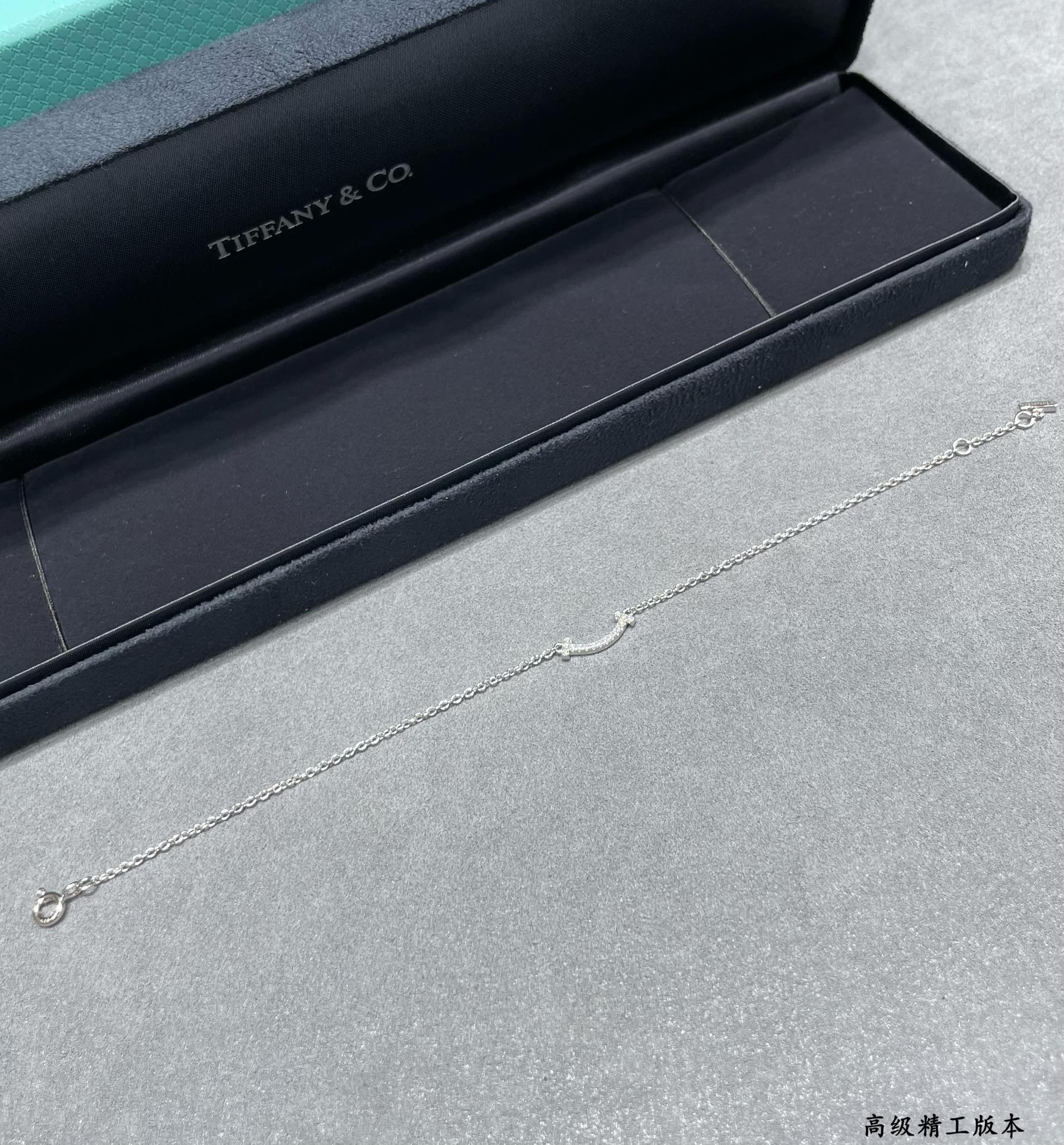 T*f*ny & Co. Mini Smile D1am0nd Pendant Bracelet