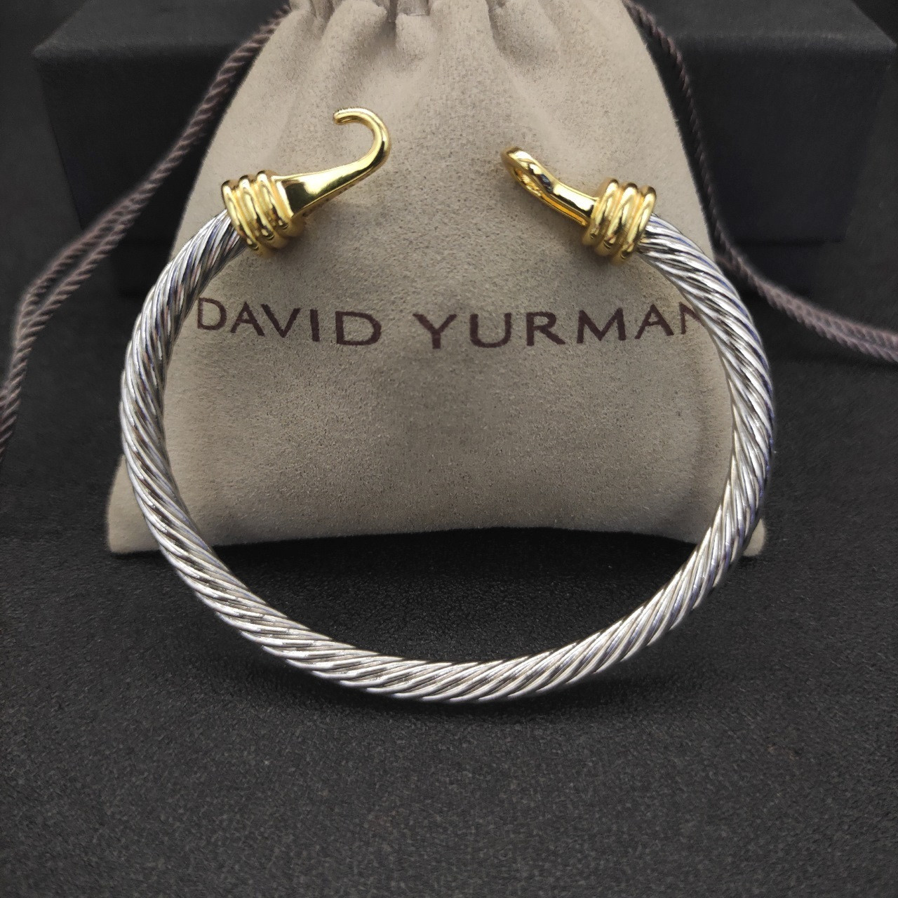 David Yurman 5mm Hook Bracelet(wrist circumference 15-19cm)