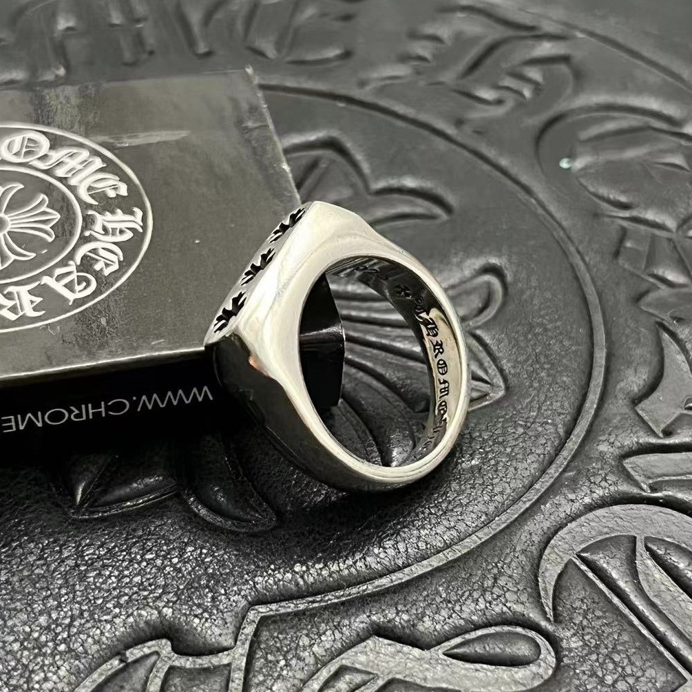 Ch*0me He**ts Cross Ring