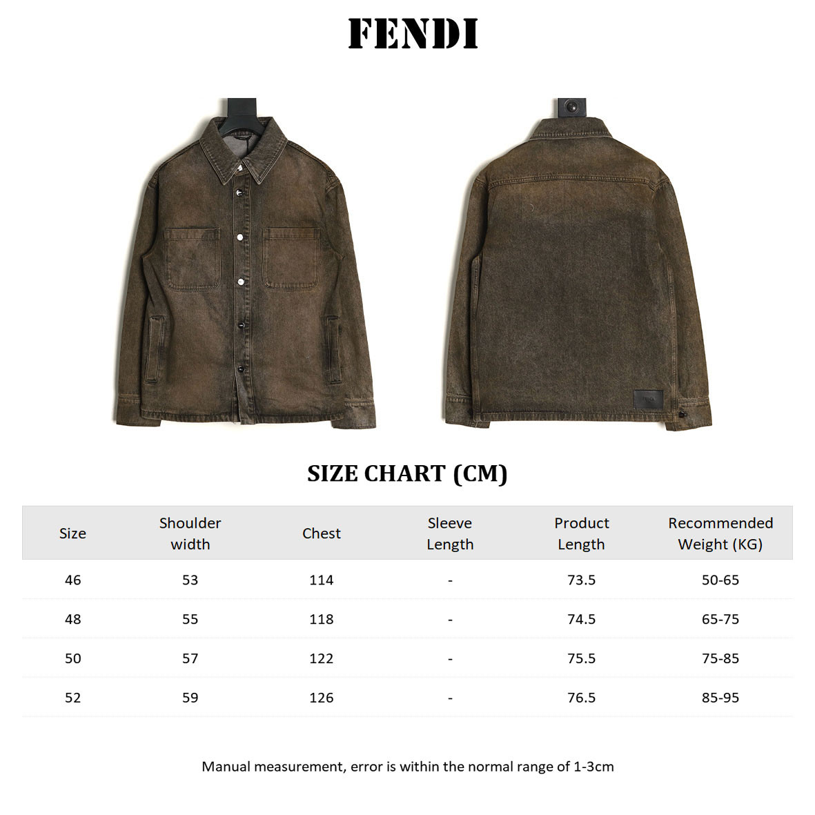 F**di Denim Coats Suit