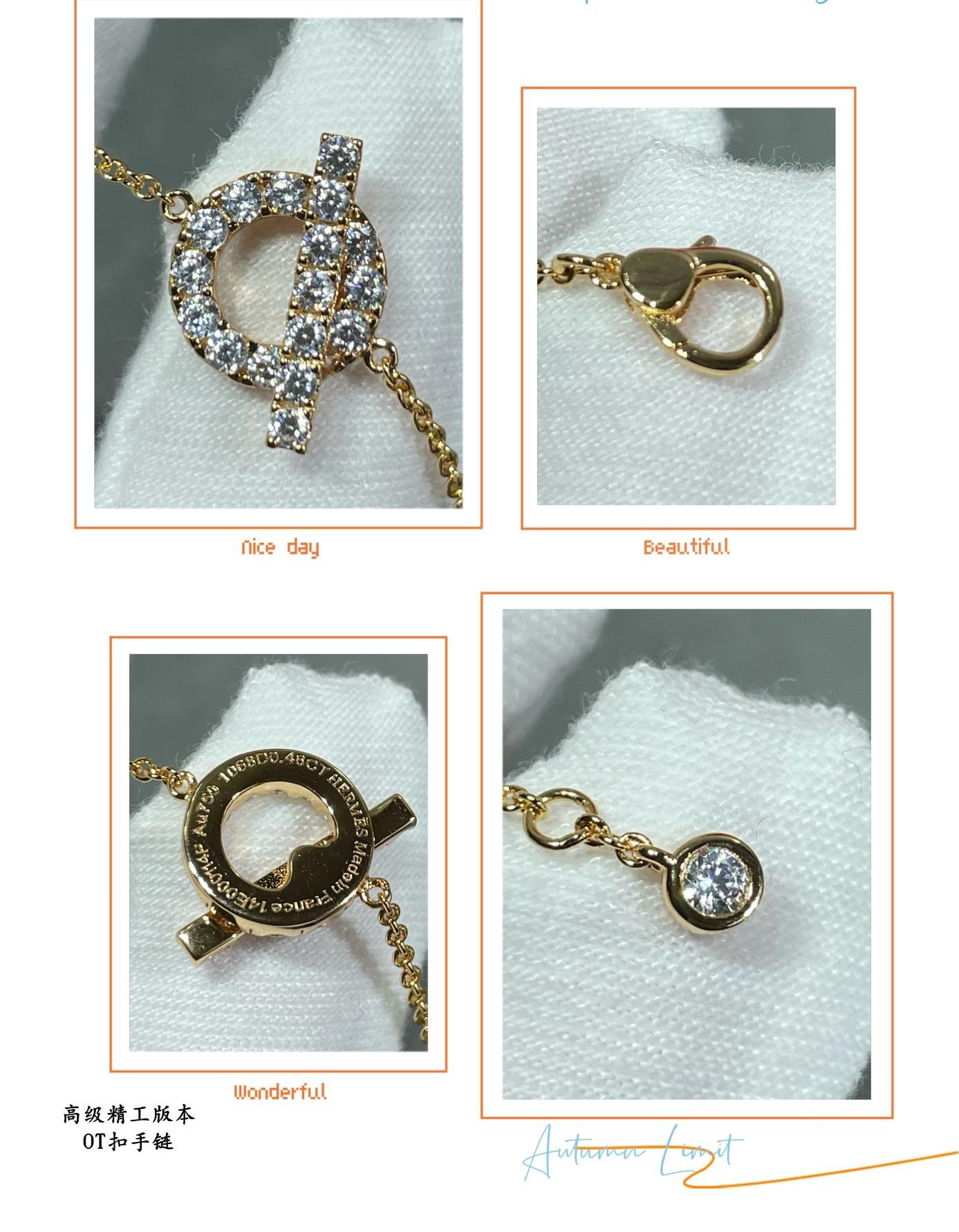 H**me5 OT clasp fully D1am0nd-encrusted Bracelet