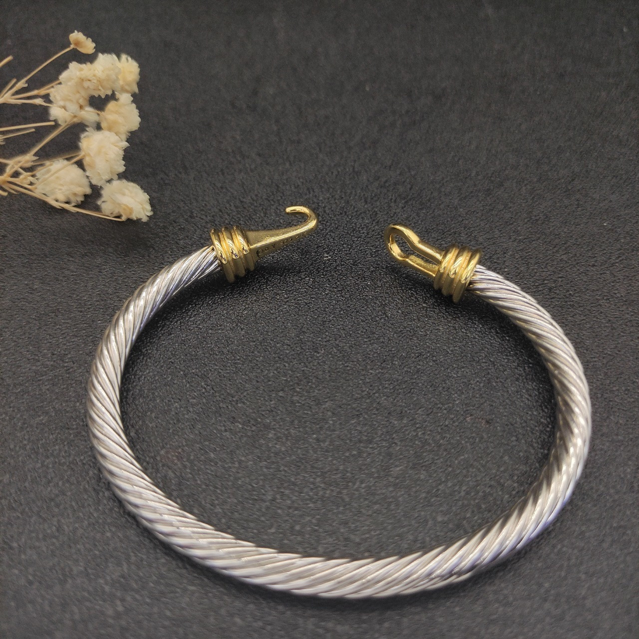 David Yurman 5mm Hook Bracelet(wrist circumference 15-19cm)