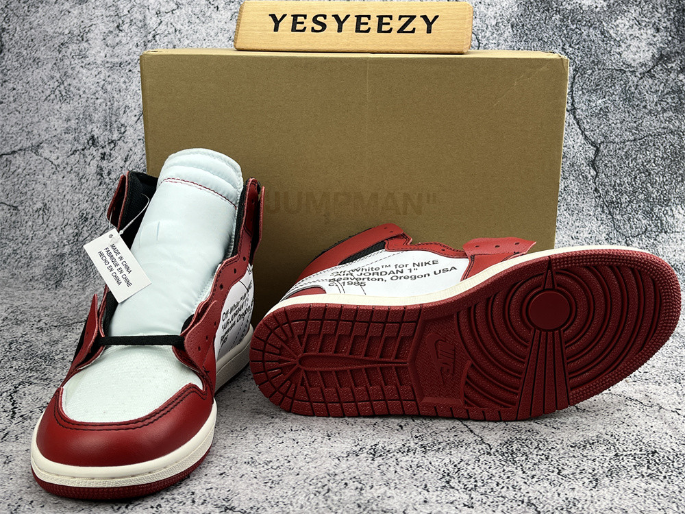 UA OFF-WHITE X AIR JORDAN 1 RETRO HIGH OG 