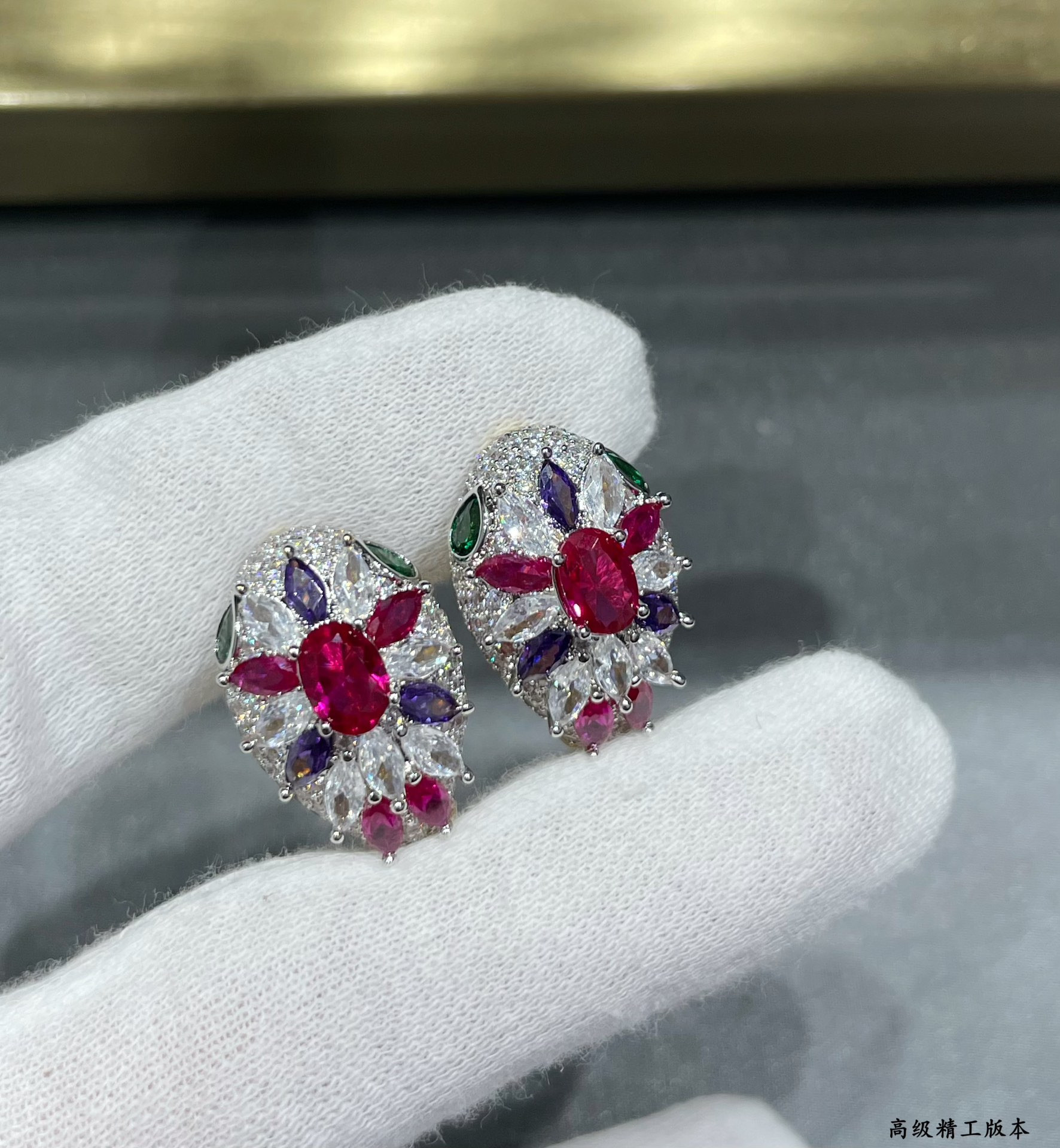 Bv1g*ai D1am0nd Princess Snake Earrings