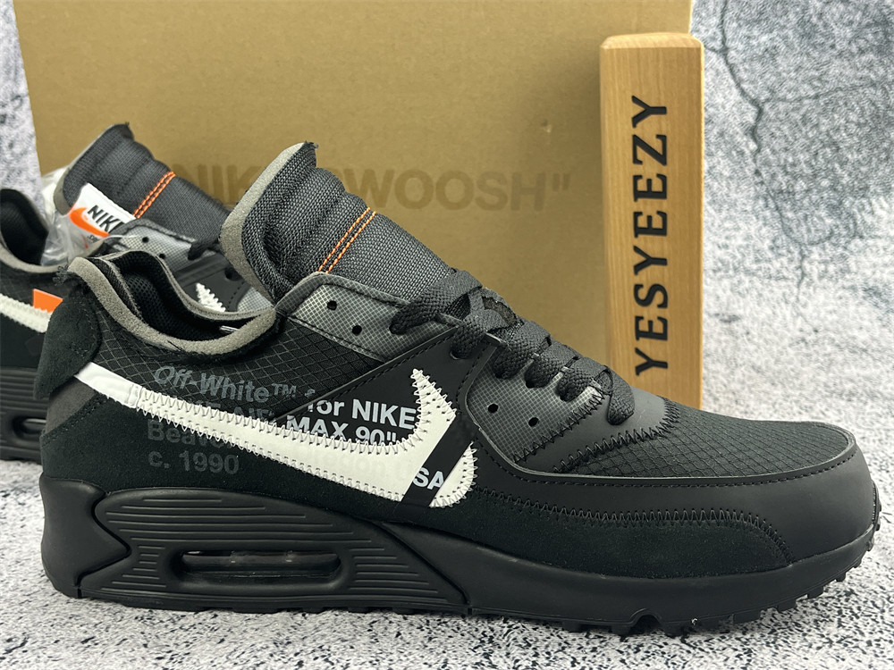 UA THE 10 OFF WHITE NIKE AIR MAX 90 BLACK