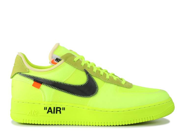 UA THE 10: NIKE AIR FORCE 1 LOW "OFF-WHITE" VOLT