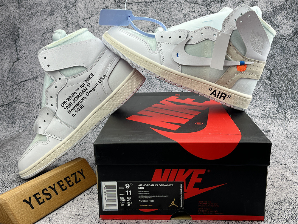 UA AIR JORDAN 1 X OFF-WHITE NRG "OFF WHITE"