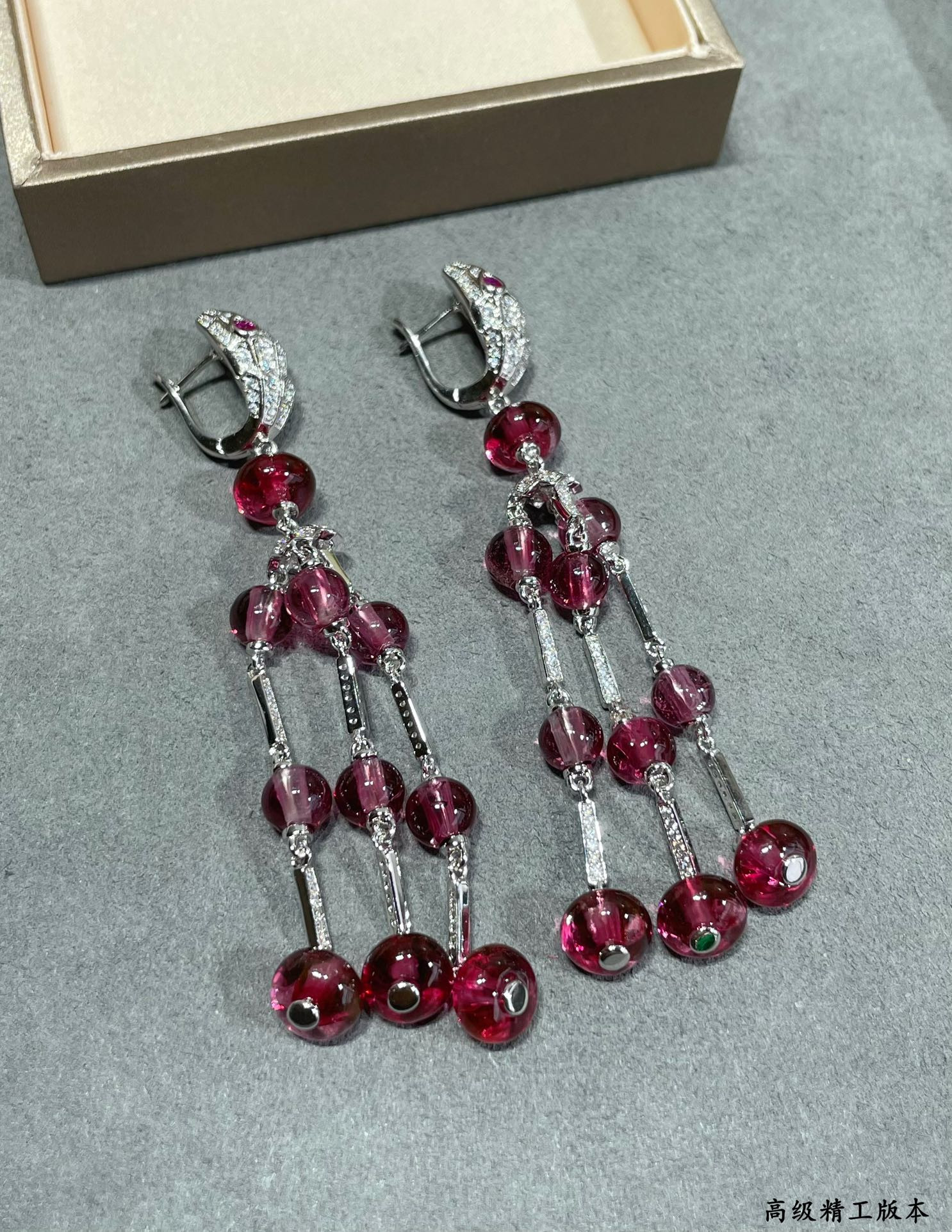 Bv1g*ai Snake Tassel Earrings